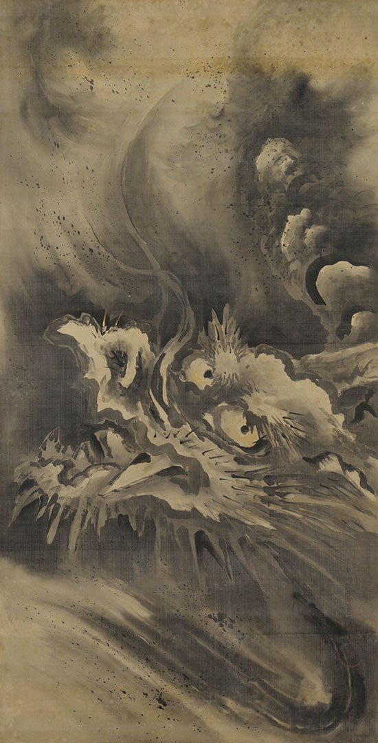 狩野典信「雲龍図」 – 摘水軒記念文化振興財団・江戸絵画コレクション