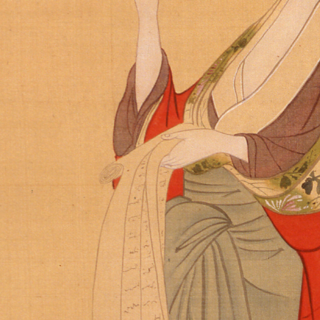 鳥文斎栄之「立美人図」 – 摘水軒記念文化振興財団・江戸絵画コレクション