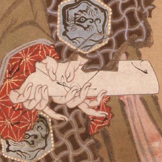 北鼎如蓮「文持美人図」 – 摘水軒記念文化振興財団・江戸絵画コレクション