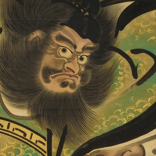 二代鳥居清満「鍾馗図」