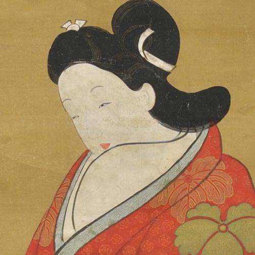 菱川師宣「美人立姿図」